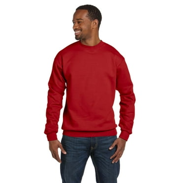 Hanes - Ecosmart Crewneck Sweatshirt - P160, Deep Red, M, Pack 2, Hanes
