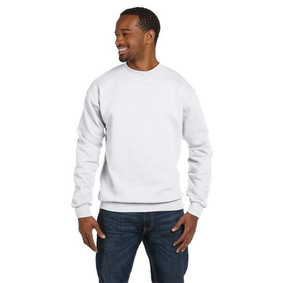 Hanes - Ecosmart Crewneck Sweatshirt - P160, White, L, Pack 2, Hanes Men's Sweatshirts