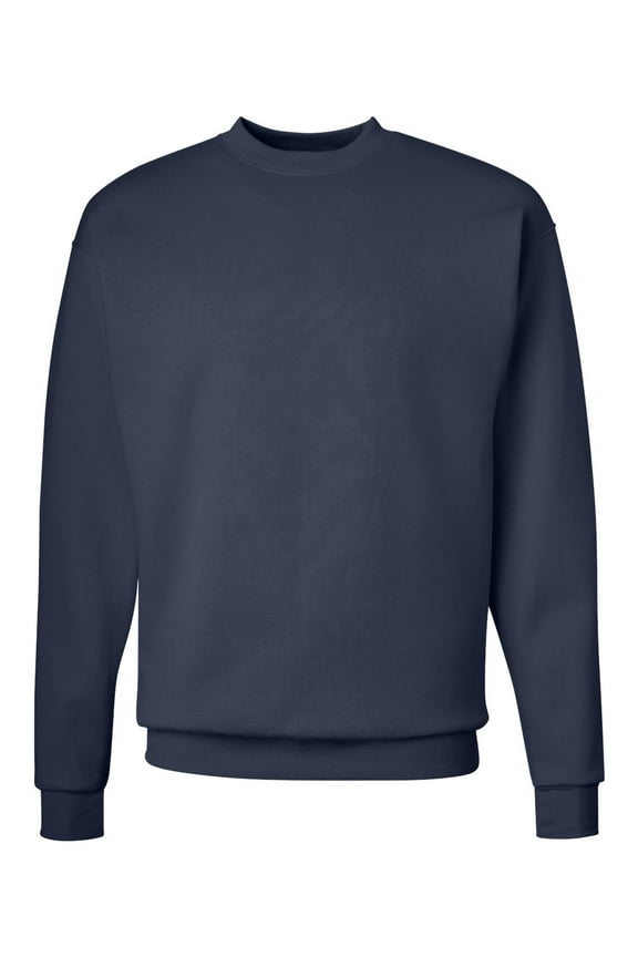 P1607 Men's Crewneck Sweatshirt - Navy - 5X-Large