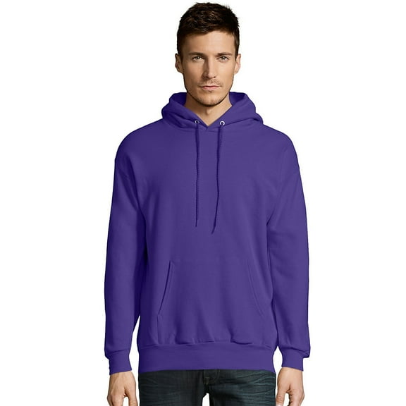 Hanes - Ecosmart Hooded Sweatshirt - P170, Purple, S, Pack 2, Hanes Men's Sweatshirts