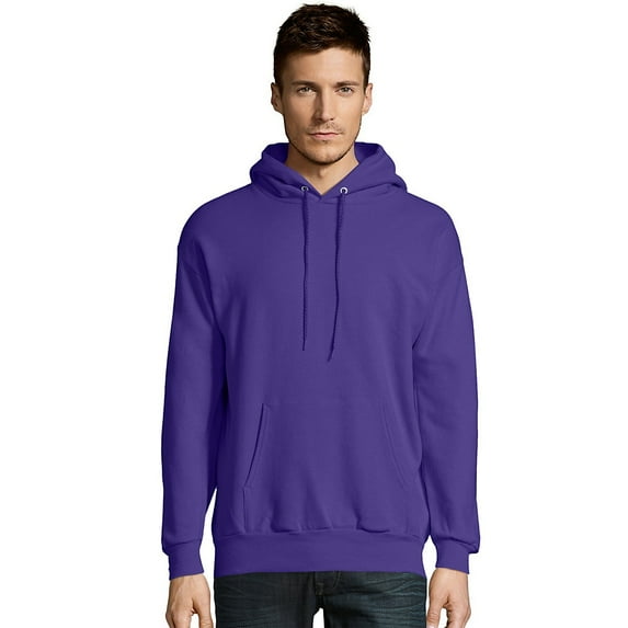 Hanes - Ecosmart Hooded Sweatshirt - P170, Purple, S, Pack 2, Hanes Men's Sweatshirts