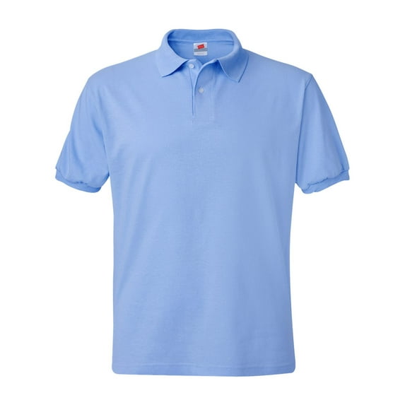 Hanes 054 Men's 5.2 oz. 50/50 EcoSmart Jersey Knit Polo