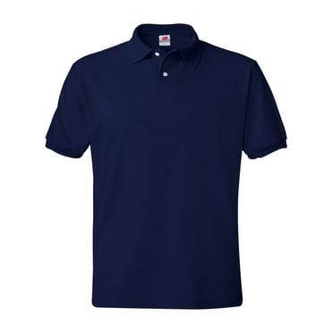 Hanes Men's Ecosmart Short Sleeve Pocket Polo Shirt 2 Pack - Walmart.com