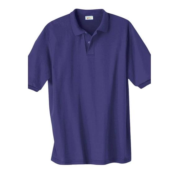 Hanes 54 Adult 50/50 Ecosmart-Jersey Knit Polo