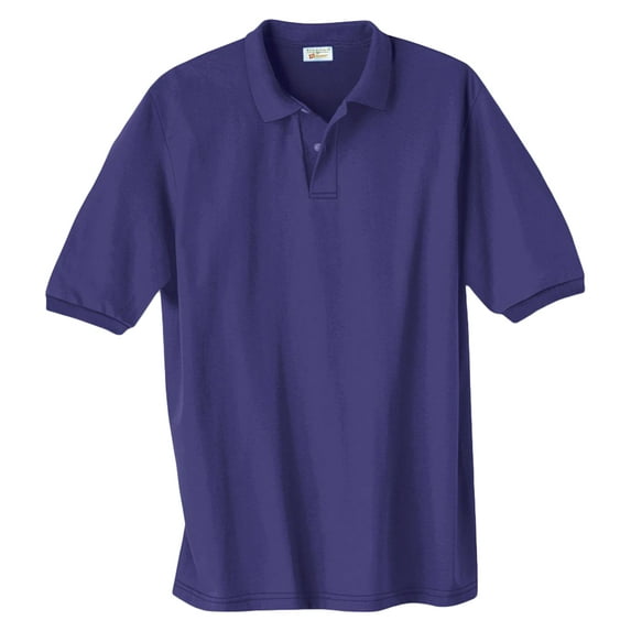 Hanes 54 Adult 50/50 Ecosmart-Jersey Knit Polo