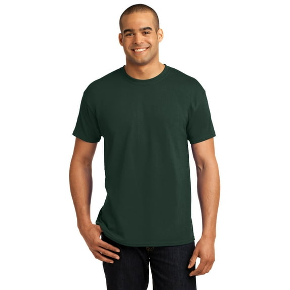 Hanes - Ecosmart T-Shirt - 5170, Deep Forest, 3X, Pack Of 3, Hanes Mens T-Shirts