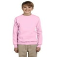 thumbnail image 1 of Hanes - Ecosmart Youth Crewneck Sweatshirt - P360, Pale Pink, M, 1 of 3