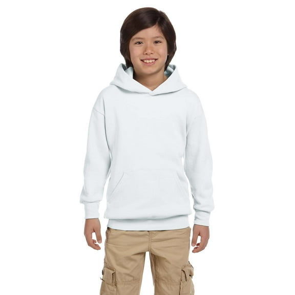 Hanes Youth 7.8 oz. EcoSmart 50/50 Pullover Hood - P473