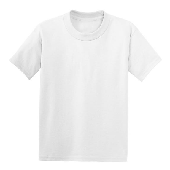 Hanes - Ecosmart Youth T-Shirt - 5370, White, M, Pack Of 3, Hanes