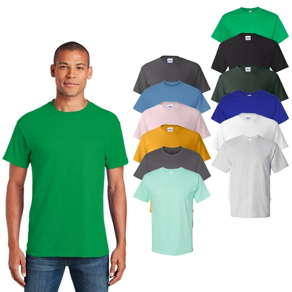 Hanes Essential Assorted T-Shirt for Men, 100 Cotton, Short Sleeve Mix 12 Pack Tee, Sizes S-5XL