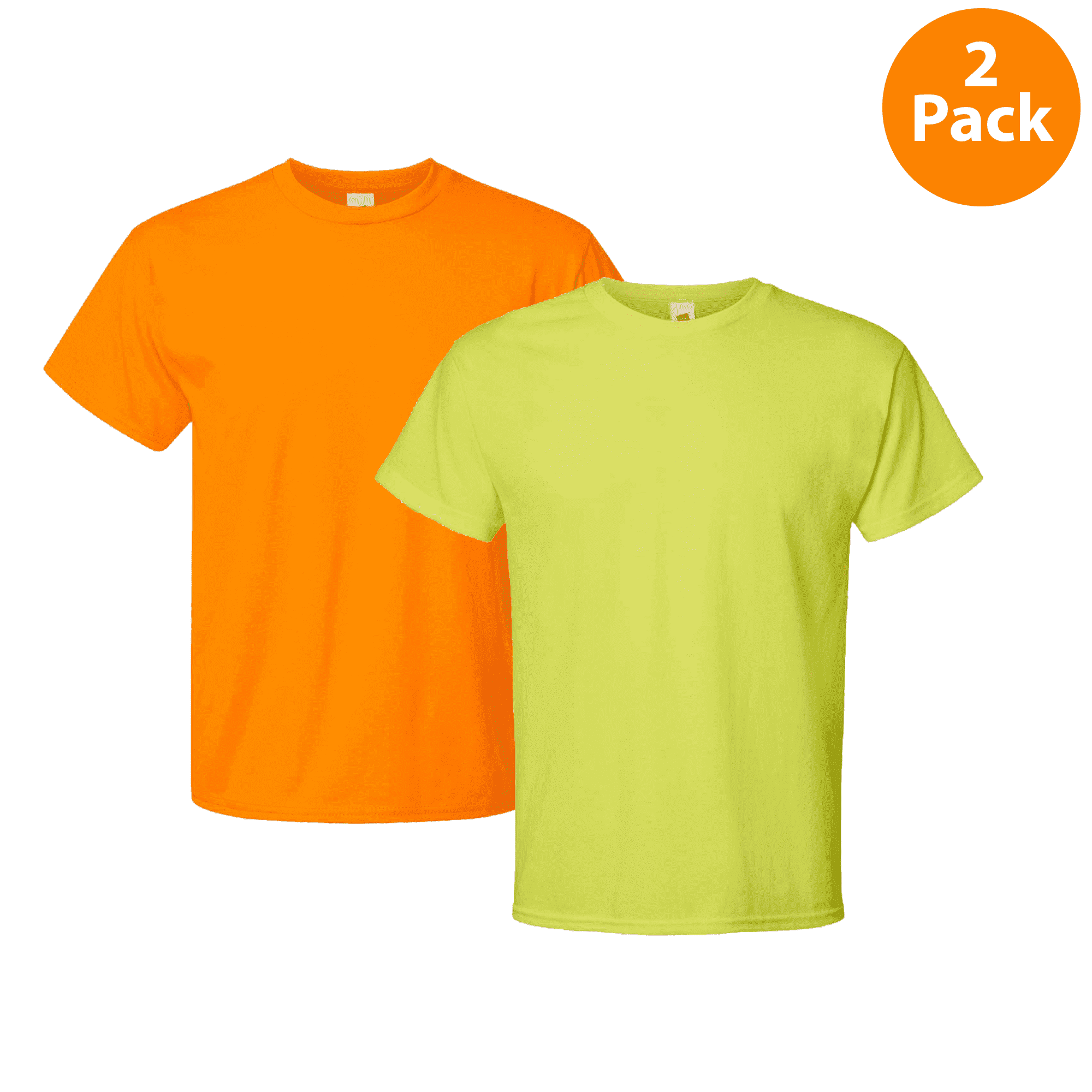 ジェス Hanes Essential Hi Vis T-Shirt, Short Sleeve, Safety Orange