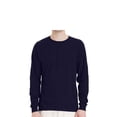 thumbnail image 1 of Hanes Essential Long Sleeve T-Shirt, Men's Crewneck Classic Fit Tee, Athletic Navy, L, 1 of 6