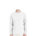 thumbnail image 1 of Hanes Essential Long Sleeve T-Shirt, Men's Crewneck Classic Fit Tee, White, XL, 1 of 6