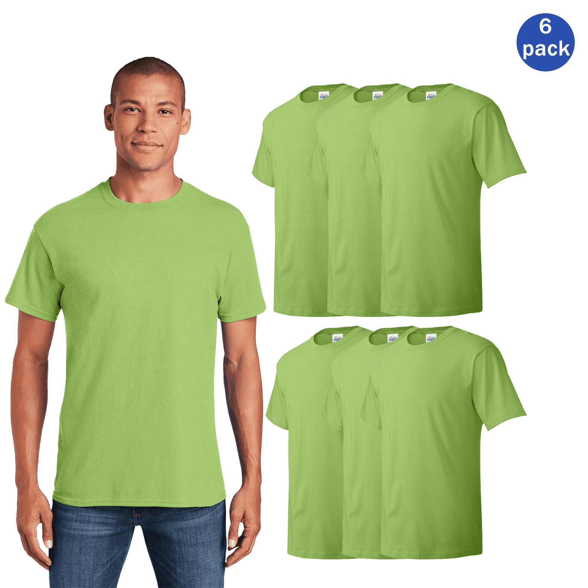Hanes Essential Men's T-Shirt, 100 Cotton, Short Sleeve Crewneck Tee ...