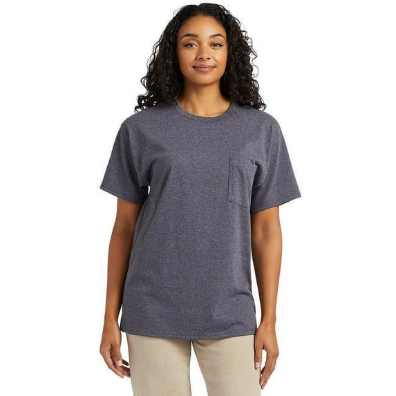 Hanes Essential Pocket T-Shirt - Sustainable Comfort