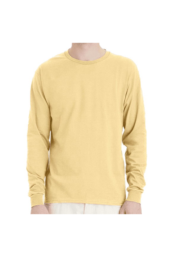 Essential Tee Shirt Long Sleeve Cotton, Sizes S-3XL