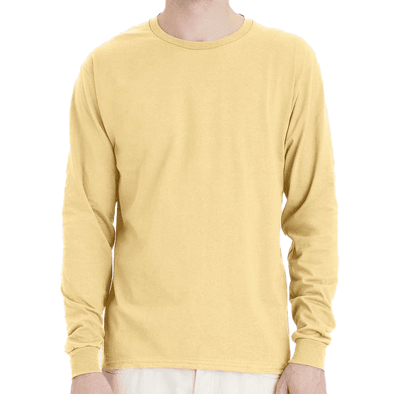 Hanes Essential Tee Shirt Long Sleeve Cotton, Sizes S-3XL