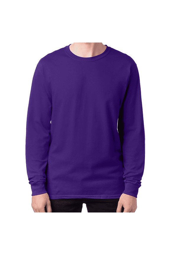 Essential Tee Shirt Long Sleeve Cotton, Sizes S-3XL