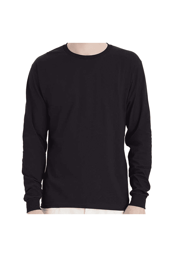 Essential Tee Shirt Long Sleeve Cotton, Sizes S-3XL