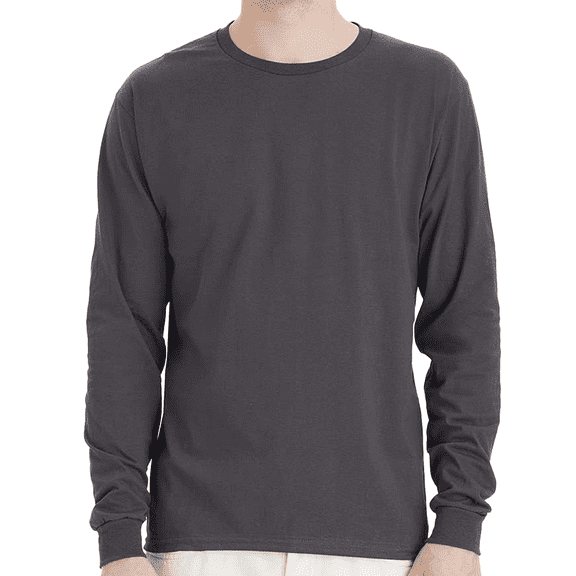 Hanes Essential Tee Shirt Long Sleeve Cotton, Sizes S-3XL