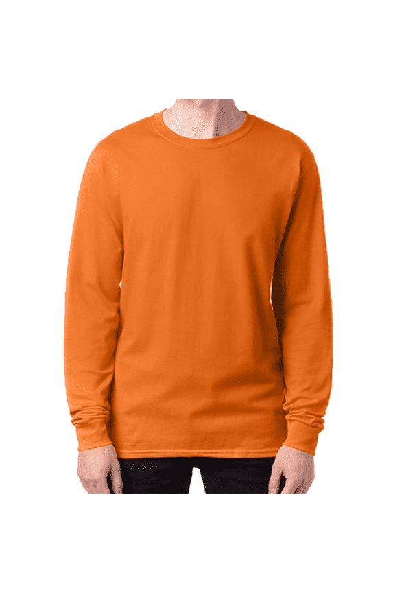 Essential Tee Shirt Long Sleeve Cotton, Sizes S-3XL