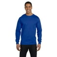 thumbnail image 1 of Hanes - Essential-T Long Sleeve T-Shirt - 5286, Deep Royal, L, Pack Of 4, Mens Workout Shirts, 1 of 1