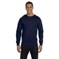 thumbnail image 1 of Hanes - Essential-T Long Sleeve T-Shirt - 5286, Navy, XL, Pack Of 4, Mens Workout Shirts, 1 of 1