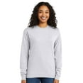 thumbnail image 1 of Hanes Essential-T Long Sleeve T-Shirt Cotton Crewneck Tee Shirt (Ash, XL), 1 of 7