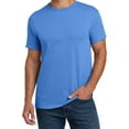 thumbnail image 1 of Hanes Essential-T Men T-Shirt, Short Sleeve Crew Neck, Classic Fit Cotton Tee, Carolina Blue, L, 1 of 5