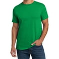 thumbnail image 1 of Hanes Essential-T Men T-Shirt, Short Sleeve Crew Neck, Classic Fit Cotton Tee, Kelly Green, M, 1 of 5