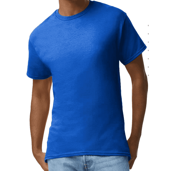 Hanes Essential T-Shirt, 100% Cotton Short Sleeve Mens Tee, DIY and Arts And Crafts, Athletic Royal, XL