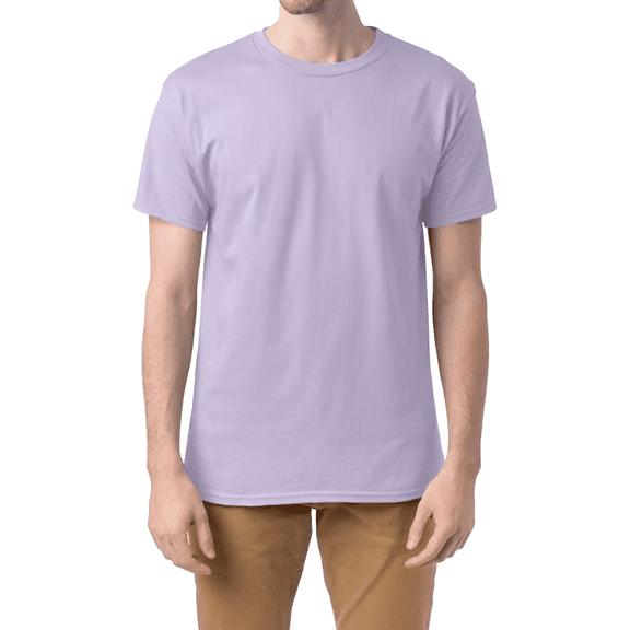 Hanes Essential T-Shirt, 100% Cotton Short Sleeve Mens Tee, DIY and Arts And Crafts, Lavender, 2XL