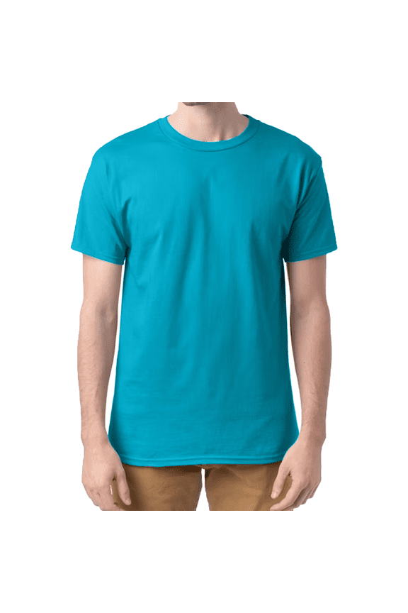 Essential T-Shirt, 100% Cotton Short Sleeve Mens Tee, DIY and Arts And Crafts, Teal, S