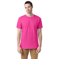 thumbnail image 1 of Hanes Essential T-Shirt, 100% Cotton Short Sleeve Mens Tee, DIY and Arts And Crafts, Wow Pink, 2XL, 1 of 5