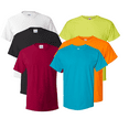 thumbnail image 1 of Hanes Essential T-Shirt Pack of 6 - 100% Cotton, Classic Fit, Pre-Shrunk, Mix Colors for Men, S, 1 of 5