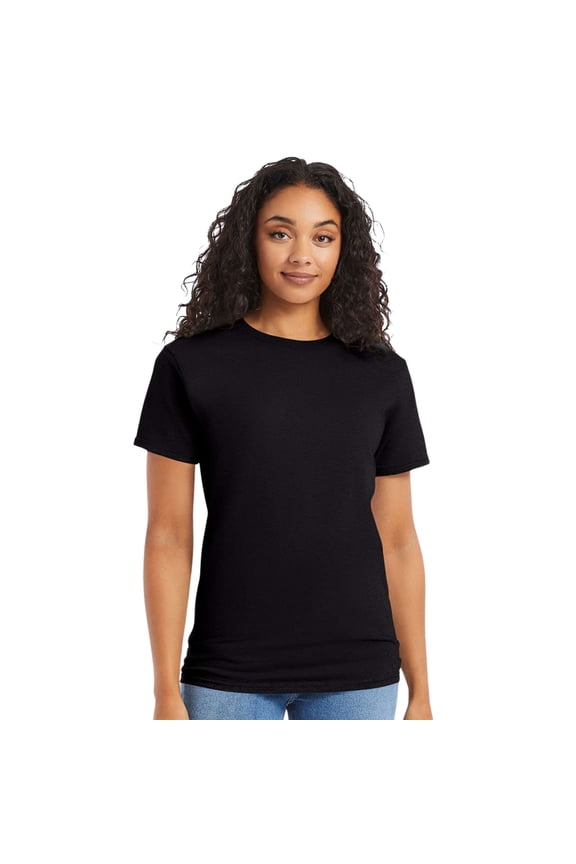 Essential-T Short Sleeve T-Shirt Cotton Crewneck Tee Shirts (Black, 2XL)
