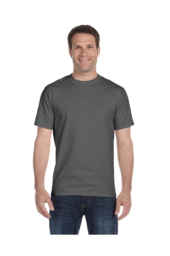 - Essential-T T-Shirt - 5280, Smoke Gray, 3X, Pack Of 5, Hanes Mens T-Shirts