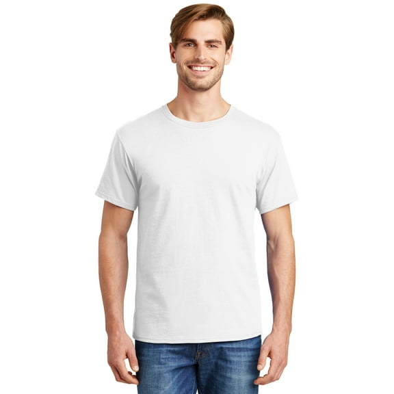 Hanes - Essential-T T-Shirt - 5280, White, XL, Pack Of 9, Mens Workout Shirts