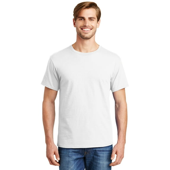 Hanes - Essential-T T-Shirt - 5280, White, XL, Pack Of 9, Mens Workout Shirts