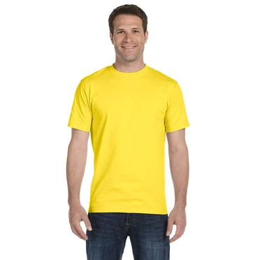 Hanes - Essential-T T-Shirt - 5280, Yellow, XL, Pack Of 5, Hanes Mens T-Shirts