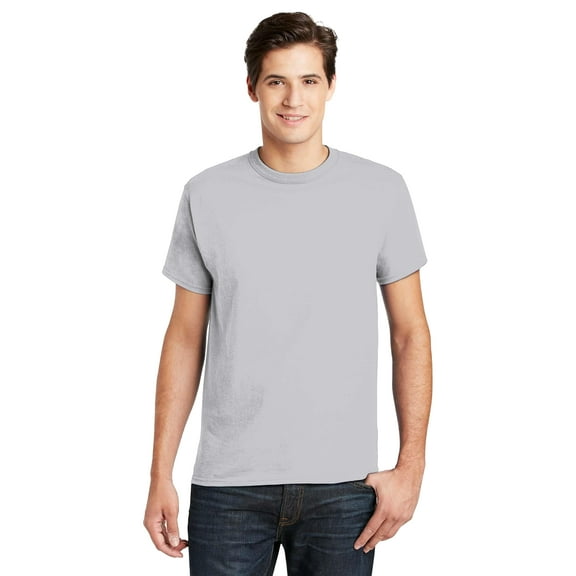 Hanes Essential-T T-Shirt for Men -GR52 Men's Short Sleeve Crewneck T-Shirt (2XL Ash)