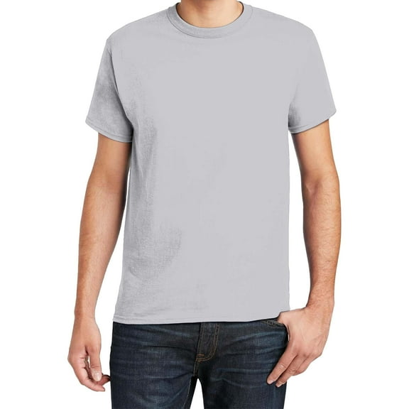 Hanes Essential-T T-Shirt for Men -GR52 Men's Short Sleeve Crewneck T-Shirt (S Ash)