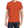 thumbnail image 1 of Hanes Essential-T T-Shirt for Men -GR52 Men's Short Sleeve Crewneck T-Shirt (XL Orange), 1 of 5