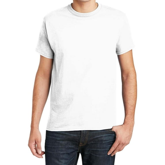 Hanes Essential-T T-Shirt for Men -GR52 Men's Short Sleeve Crewneck T-Shirts (S White)