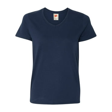 Hanes Women's Nano-T V-Neck T-Shirt - Walmart.com