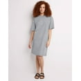 thumbnail image 1 of Hanes Essentials Women's T-Shirt Dress, Cotton Light Steel, 1 of 5