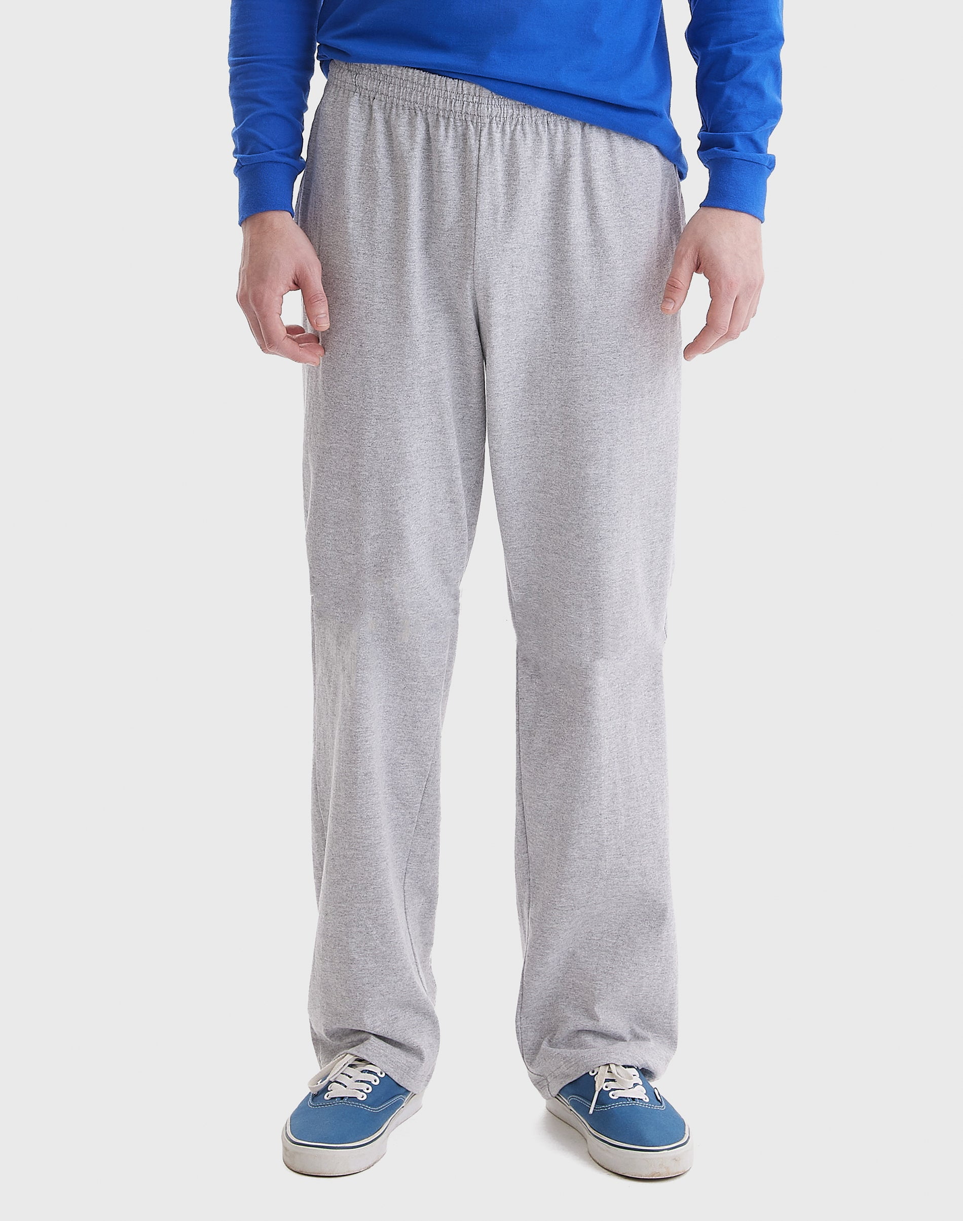 Hanes Essentials Men's Cotton Jersey Pants, 33