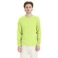 thumbnail image 1 of Hanes Essentials Men's Cotton Long Sleeve T-Shirt, Value 4-Pack Safety Green M, 1 of 4