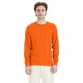 thumbnail image 1 of Hanes Essentials Men's Cotton Long Sleeve T-Shirt, Value 4-Pack Safety Orange 2XL, 1 of 4