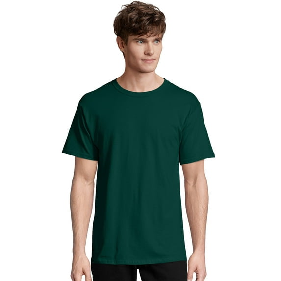 Hanes Essentials Unisex Cotton T-Shirt Deep Forest M